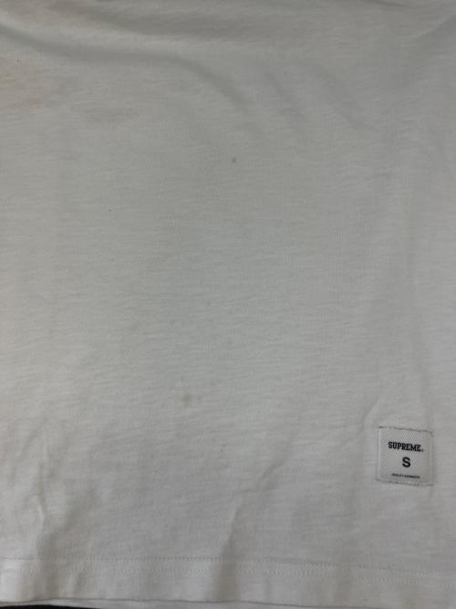 SUPREME（シュプリーム）Supreme (シュプリーム) Supreme　Plaid Applique S/S　半袖Tシャツ ホワイト サイズ:Sの古着・服飾アイテム