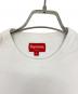 中古・古着 Supreme (シュプリーム) Supreme　Plaid Applique S/S　半袖Tシャツ ホワイト サイズ:S：5000円