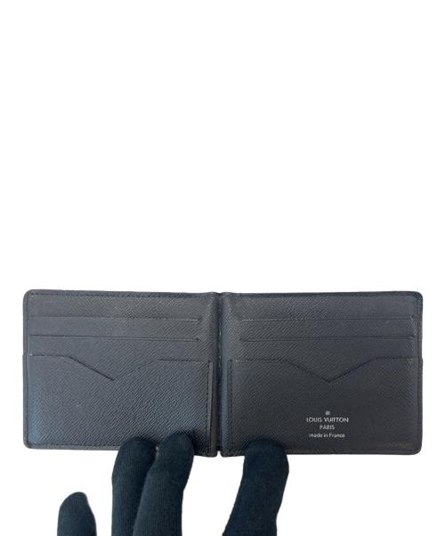LOUIS VUITTON（ルイ ヴィトン）LOUIS VUITTON (ルイ ヴィトン) LOUIS VUITTON　タイガ ポルトフォイユ パンス　マネークリップ ブラックの古着・服飾アイテム