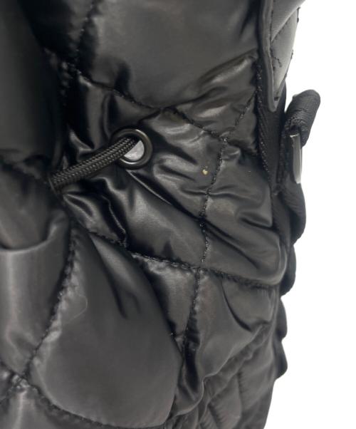 DIESEL（ディーゼル）DIESEL (ディーゼル) DIESEL NYDUVET BUCKET　キルティング2WAYショルダーバッグ ブラックの古着・服飾アイテム
