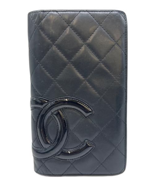CHANEL（シャネル）CHANEL (シャネル) 2つ折り財布 ブラックの古着・服飾アイテム