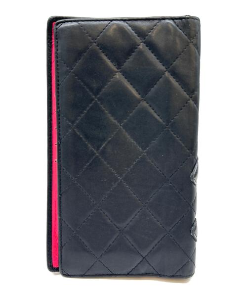 CHANEL（シャネル）CHANEL (シャネル) 2つ折り財布 ブラックの古着・服飾アイテム