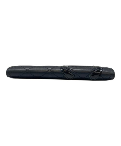 CHANEL（シャネル）CHANEL (シャネル) 2つ折り財布 ブラックの古着・服飾アイテム