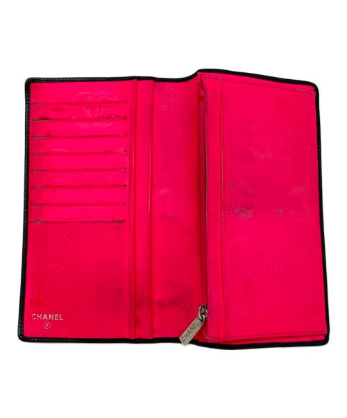 CHANEL（シャネル）CHANEL (シャネル) 2つ折り財布 ブラックの古着・服飾アイテム