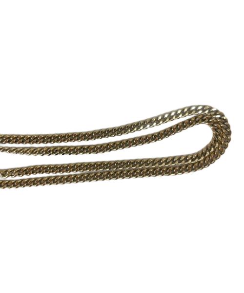 CHANEL（シャネル）CHANEL (シャネル) CHANEL　ココマークリボンネックレス ブラック×ゴールドの古着・服飾アイテム