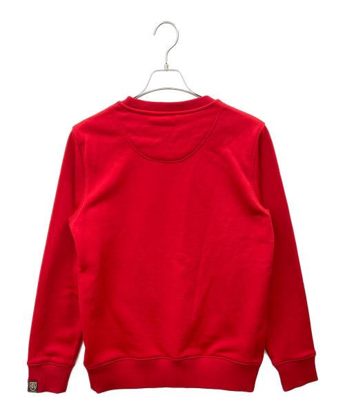 BLACK LABEL CRESTBRIDGE（ブラックレーベル クレストブリッジ）BLACK LABEL CRESTBRIDGE (ブラックレーベル クレストブリッジ) BLACK LABEL CRESTBRIDGE　クルーネックスウェット レッド サイズ:２の古着・服飾アイテム