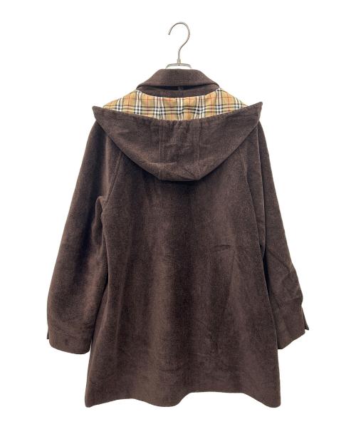 BURBERRY GOLF（バーバリーゴルフ）BURBERRY GOLF (バーバリーゴルフ) フード付きステンカラーコート ブラウン サイズ:Lの古着・服飾アイテム
