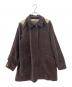 BURBERRY GOLF（バーバリーゴルフ）の古着「フード付きステンカラーコート」｜ブラウン
