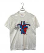Hanesヘインズ）の古着「Hanes　プリントTシャツ　心臓」｜ホワイト