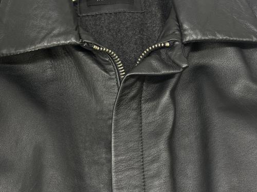 BARNEYS NEWYORK（バーニーズ・ニューヨーク）BARNEYS NEWYORK (バーニーズ・ニューヨーク) BARNEYS NEWYORK  レザージャケット ブラック サイズ:Sの古着・服飾アイテム