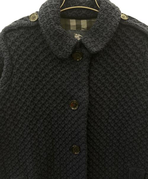 BURBERRY LONDON（バーバリーロンドン）BURBERRY LONDON (バーバリーロンドン) BURBERRY LONDON　ニットコート ネイビー サイズ:38の古着・服飾アイテム