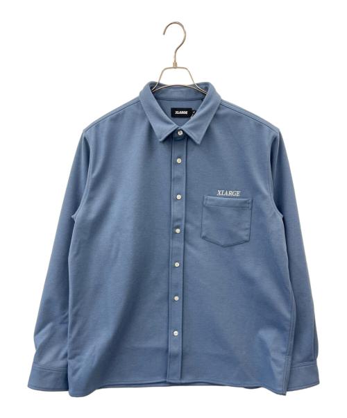 X-LARGE（エクストララージ）X-LARGE (エクストララージ) X-LARGE  長袖シャツ ブルー サイズ:XLの古着・服飾アイテム