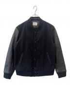 MONKEY TIMEモンキータイム）の古着「MONKEY TIME　袖革ブルゾン」｜ブラック