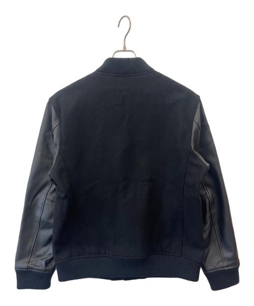 MONKEY TIME（モンキータイム）MONKEY TIME (モンキータイム) MONKEY TIME　袖革ブルゾン ブラック サイズ:XLの古着・服飾アイテム