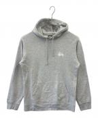 stussyステューシー）の古着「stussy　プルオーバーパーカー」｜グレー