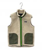 Patagoniaパタゴニア）の古着「Patagonia　フリースベスト」｜オリーブ×アイボリー
