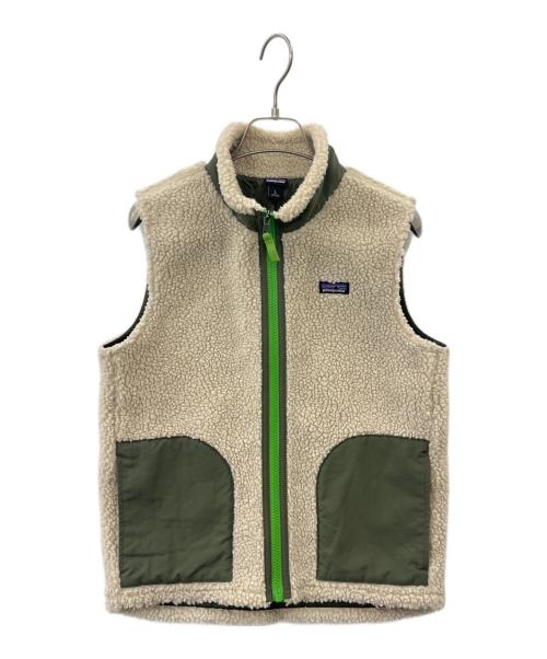 Patagonia（パタゴニア）Patagonia (パタゴニア) Patagonia　フリースベスト オリーブ×アイボリー サイズ:L 12の古着・服飾アイテム