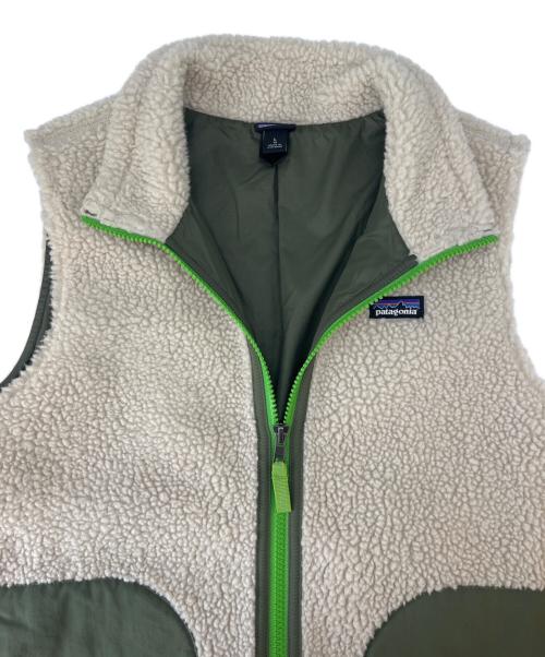 Patagonia（パタゴニア）Patagonia (パタゴニア) Patagonia　フリースベスト オリーブ×アイボリー サイズ:L 12の古着・服飾アイテム