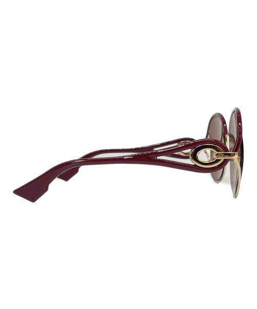 Christian Dior（クリスチャン ディオール）Christian Dior (クリスチャン ディオール) Christian Dior　レッド×ゴールド　サングラス レッド×ゴールド サイズ:57□18の古着・服飾アイテム