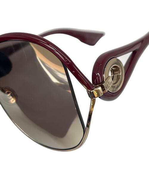 Christian Dior（クリスチャン ディオール）Christian Dior (クリスチャン ディオール) Christian Dior　レッド×ゴールド　サングラス レッド×ゴールド サイズ:57□18の古着・服飾アイテム