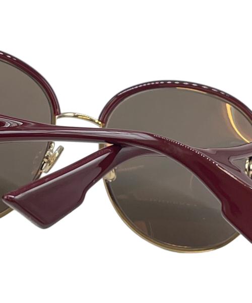 Christian Dior（クリスチャン ディオール）Christian Dior (クリスチャン ディオール) Christian Dior　レッド×ゴールド　サングラス レッド×ゴールド サイズ:57□18の古着・服飾アイテム