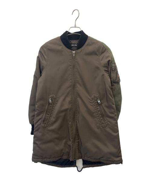 DIESEL（ディーゼル）DIESEL (ディーゼル) DIESEL　ダウンジャケット カーキ サイズ:XXSの古着・服飾アイテム