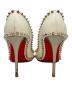 中古・古着 Christian Louboutin (クリスチャン・ルブタン) Christian Louboutin　スタッズパンプス ホワイト サイズ:36 1/2：8000円