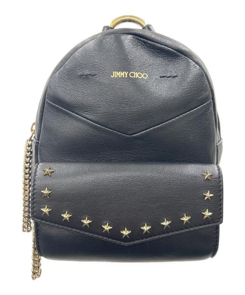 JIMMY CHOO（ジミーチュウ）JIMMY CHOO (ジミーチュウ) JIMMY CHOO　ミニリュック ブラックの古着・服飾アイテム
