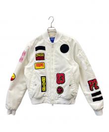 adidas（アディダス）の古着「adidas　ボンバージャケット」｜ホワイト