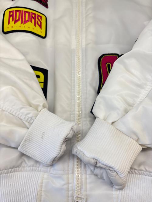 adidas（アディダス）adidas (アディダス) adidas　ボンバージャケット ホワイトの古着・服飾アイテム