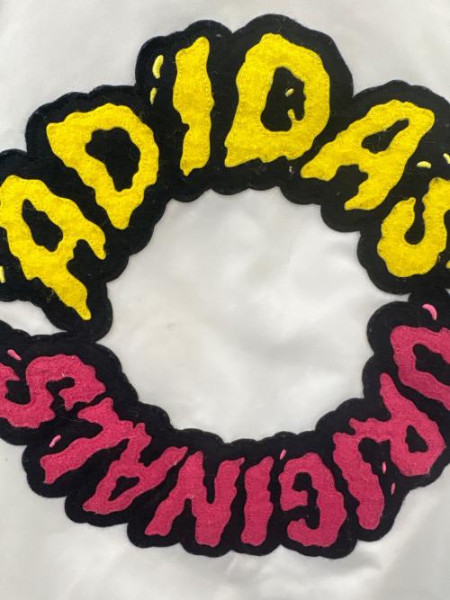 adidas（アディダス）adidas (アディダス) adidas　ボンバージャケット ホワイトの古着・服飾アイテム