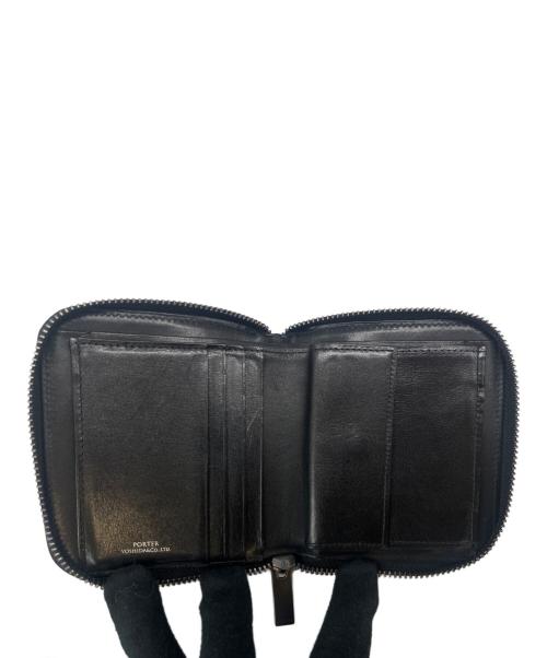 PORTER（ポーター）PORTER (ポーター) PORTER PLUME   2つ折り財布 ブラックの古着・服飾アイテム