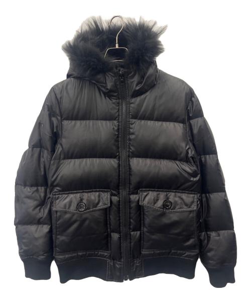 BURBERRY BLACK LABEL（バーバリーブラックレーベル）BURBERRY BLACK LABEL (バーバリーブラックレーベル) BURBERRY BLACK LABEL　リバーシブルダウンジャケット ブラック サイズ:Lの古着・服飾アイテム