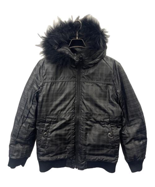 BURBERRY BLACK LABEL（バーバリーブラックレーベル）BURBERRY BLACK LABEL (バーバリーブラックレーベル) BURBERRY BLACK LABEL　リバーシブルダウンジャケット ブラック サイズ:Lの古着・服飾アイテム