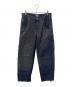 STARTEAM（スターチーム）の古着「STARTEAM　ダブルニーデニムパンツ」｜ネイビー