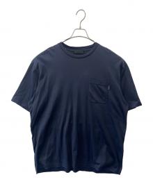 PRADA（プラダ）の古着「PRADA ポケットロゴTシャツ　2019SS」｜ネイビー