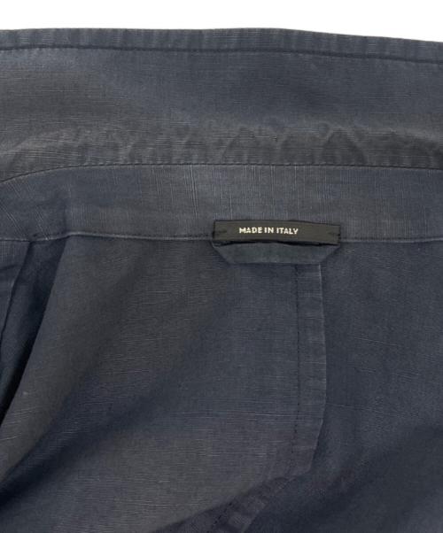 HERMES（エルメス）HERMES (エルメス) HERMES　テーラードジャケット　リネン混 ネイビー サイズ:50の古着・服飾アイテム