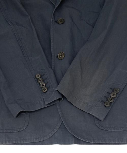 HERMES（エルメス）HERMES (エルメス) HERMES　テーラードジャケット　リネン混 ネイビー サイズ:50の古着・服飾アイテム