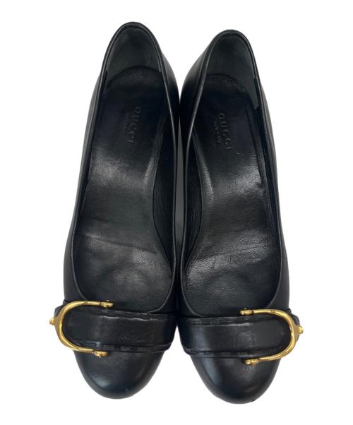 GUCCI（グッチ）GUCCI (グッチ) GUCCI ヒールパンプス ブラック サイズ:36の古着・服飾アイテム