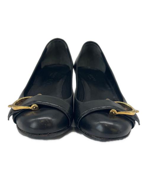 GUCCI（グッチ）GUCCI (グッチ) GUCCI ヒールパンプス ブラック サイズ:36の古着・服飾アイテム