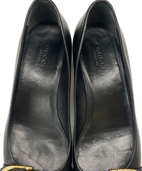 GUCCI（グッチ）GUCCI (グッチ) GUCCI ヒールパンプス ブラック サイズ:36の古着・服飾アイテム