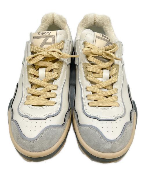 theory（セオリー）theory (セオリー) theory Calf WF205 スニーカー ホワイト×ベージュ サイズ:40の古着・服飾アイテム