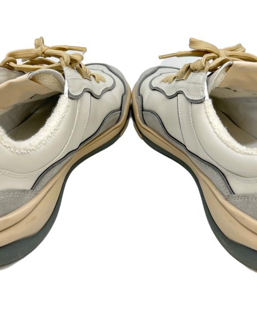 theory（セオリー）theory (セオリー) theory Calf WF205 スニーカー ホワイト×ベージュ サイズ:40の古着・服飾アイテム