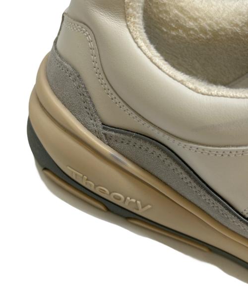 theory（セオリー）theory (セオリー) theory Calf WF205 スニーカー ホワイト×ベージュ サイズ:40の古着・服飾アイテム