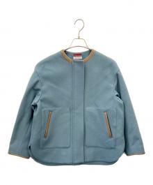 DRESSTERIOR（ドレステリア）の古着「DRESSTERIOR　ショートコート」｜スカイブルー