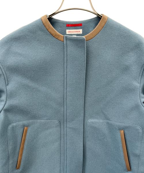 DRESSTERIOR（ドレステリア）DRESSTERIOR (ドレステリア) DRESSTERIOR　ショートコート スカイブルー サイズ:36の古着・服飾アイテム