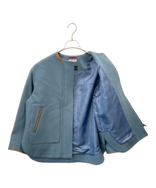 DRESSTERIOR（ドレステリア）DRESSTERIOR (ドレステリア) DRESSTERIOR　ショートコート スカイブルー サイズ:36の古着・服飾アイテム