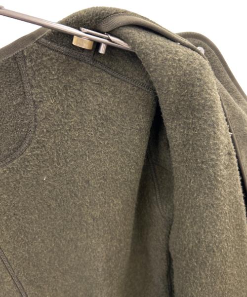 DANTON（ダントン）DANTON (ダントン) DANTON　FLEECE COLLARLESS JACKET　フリースジャケット オリーブ サイズ:44の古着・服飾アイテム