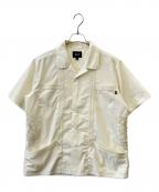 HUFハフ）の古着「HUF　半袖刺繍シャツ」｜ホワイト
