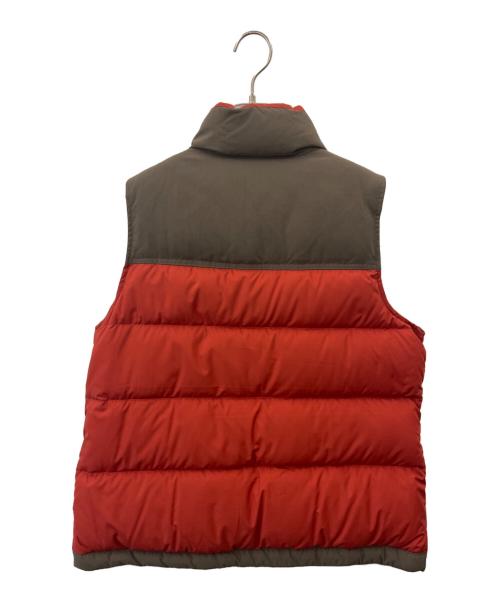 L.L.Bean（エルエルビーン）L.L.Bean (エルエルビーン) L.L.Bean ダウンベスト レッド×ブラウン サイズ:Mの古着・服飾アイテム